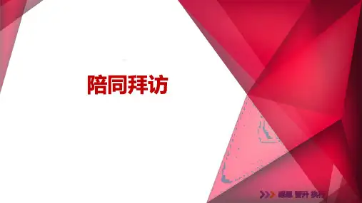 陪访形式模式准备动作注意事项访后动作18页