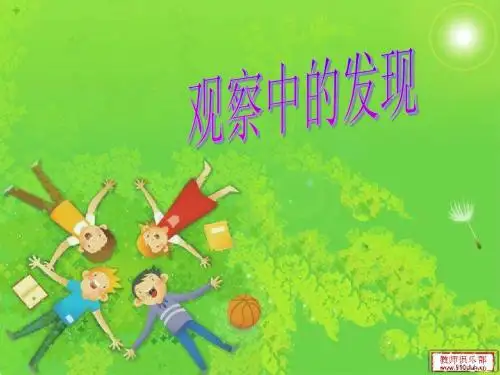 观察中的发现