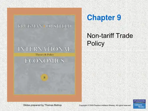 国际贸易Chapter9 Non-tariff Trade Policy