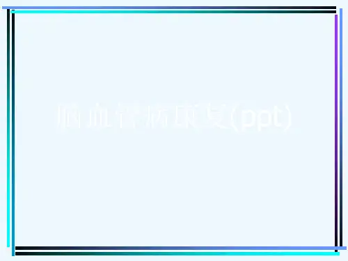 脑血管病康复(ppt)