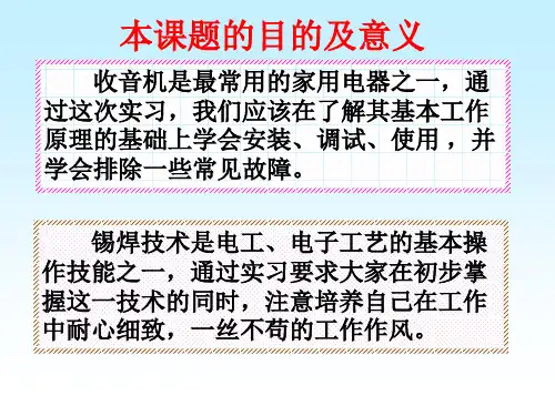 S66E收音机课件
