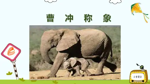 部编版二年级语文上册课文4《曹冲称象》