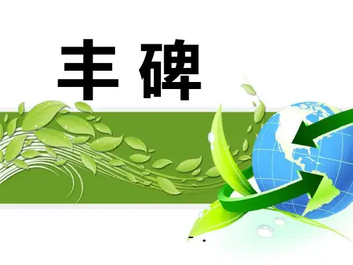 《丰碑》PPT