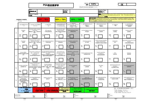 PSA  TS16949  供应商审核  audit