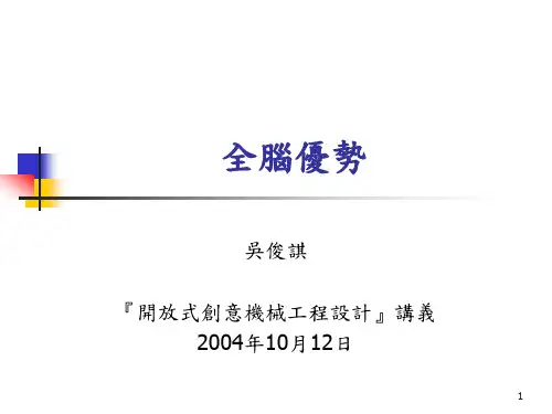 赫曼大脑优势量表HBDI