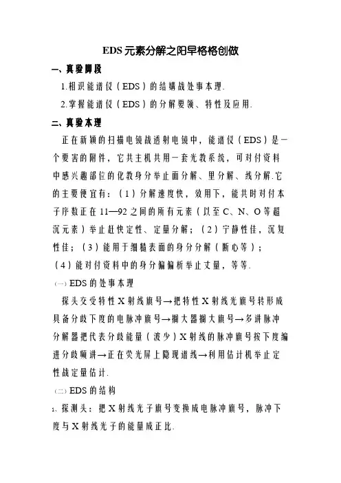 EDS元素分析-eds图像