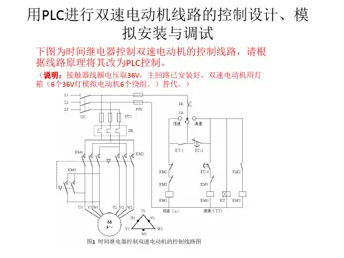 第三讲 PLC应用-双速电机(3)