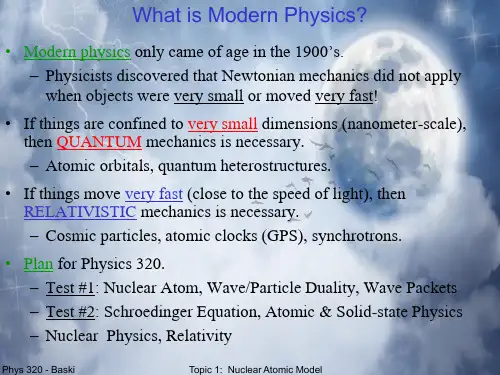 现代物理学PPT教学课件