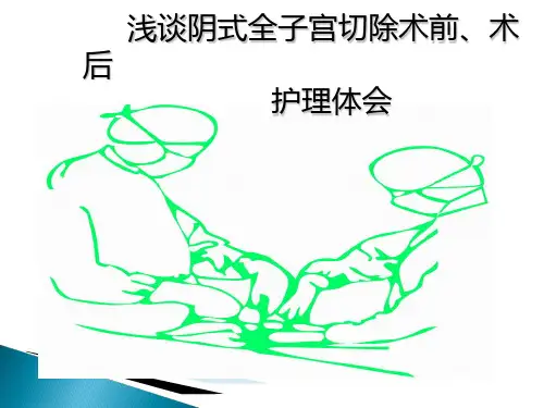 阴式子宫切除术后护理ppt课件