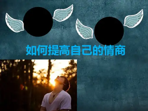 如何提升自己的情商PPT课件