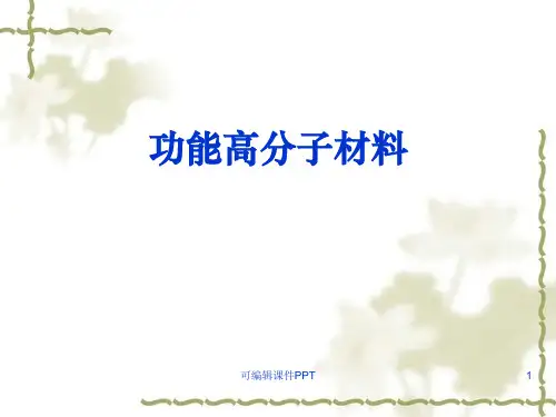 功能高分子材料ppt课件