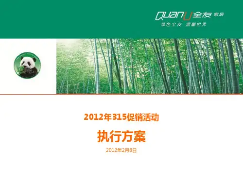 全友促销执行方案(确定版)