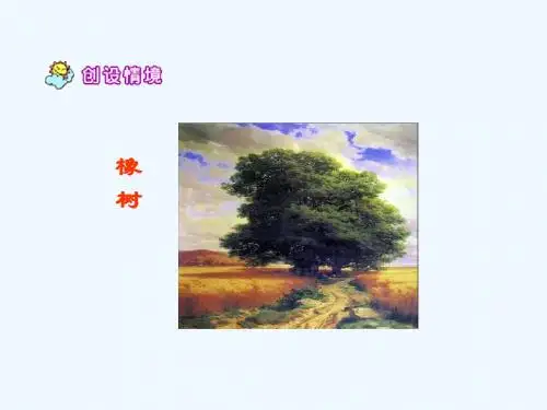 语文人教版三年级下册8.路旁的橡树