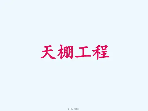 天棚工程教学课件PPT