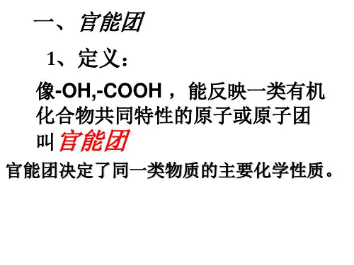 食品中的有机化合物乙醇ppt
