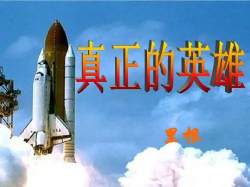 【小学课件】《真正的英雄》优质PPT课件
