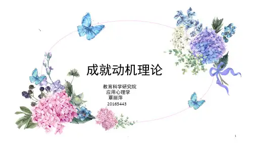 成就动机理论(课堂PPT)