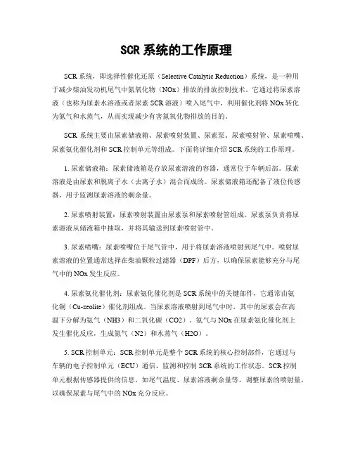 SCR系统的工作原理