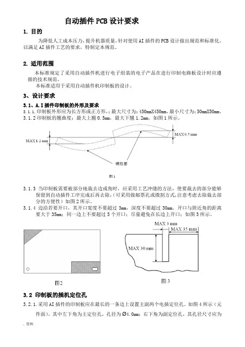 AI插件PCB设计规范