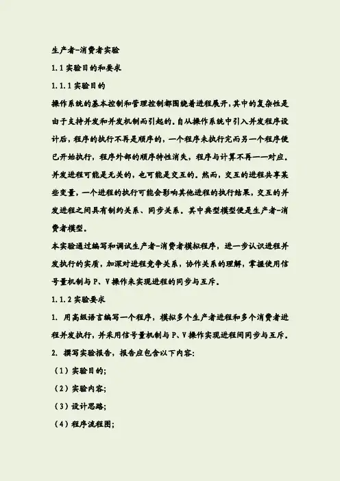 生产者消费者问题模拟实现(z)