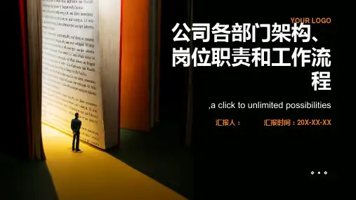 公司各部门架构、岗位职责和工作流程
