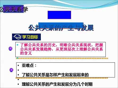 现代公共关系的兴起和发展(ppt32张)