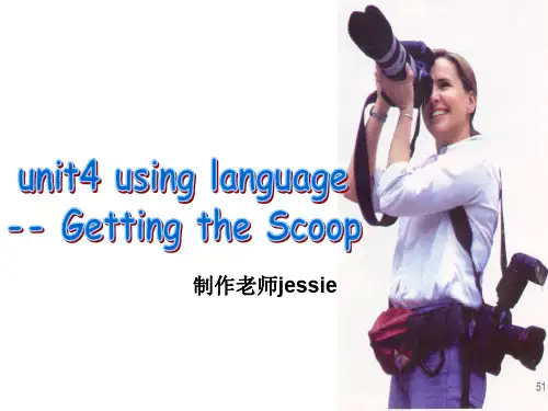 人教新课标必修五_Unit_4_Making_the_news-Using_Language[课件]