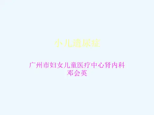 小儿遗尿症