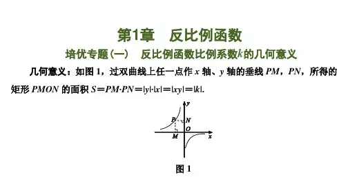 培优专题(一) 反比例函数比例系数k的几何意义