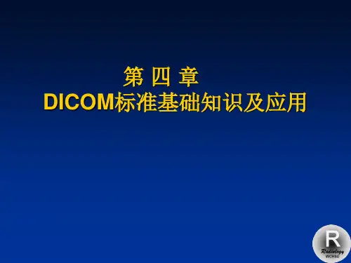 医学影像信息学课件：8-2011信息学第四章1-3节