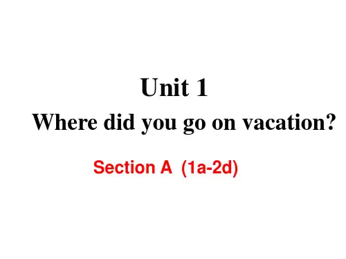 Unit1SectionA(1a-2d)教学课件人教版英语八年级上册