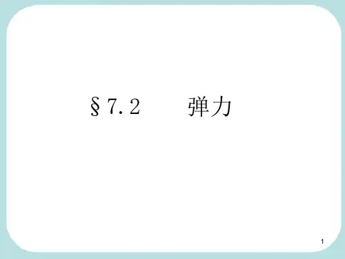 新人教版《弹力》ppt课件