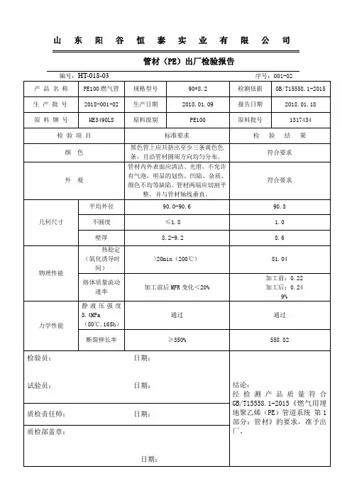2018-001-02原始记录、出厂检验90-8.2