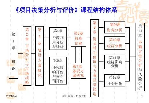项目决策分析与评价ppt课件