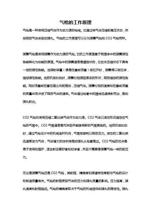 气枪的工作原理