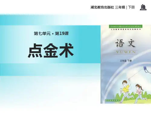 《点金术》精美版课件