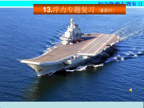 初中物理浮力专题复习ppt课件