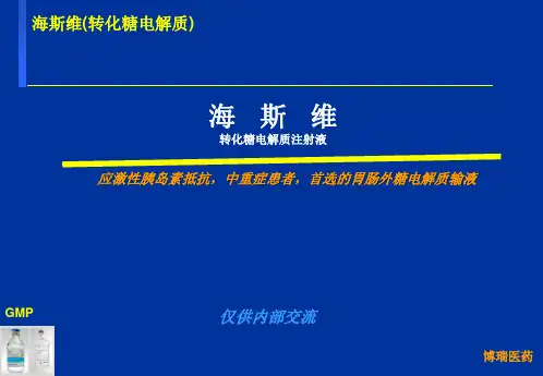 海斯维转化糖电解质注射液