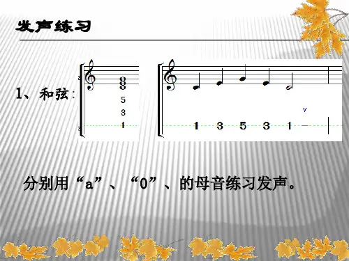 我的未来不是梦初中音乐PPT课件