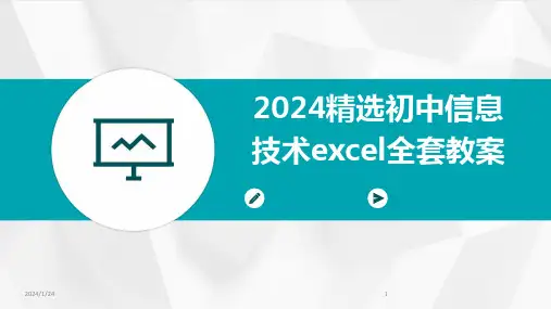 2024精选初中信息技术excel全套教案