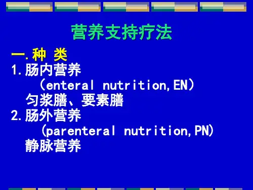 营养支持疗法ppt课件