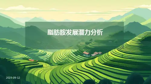 脂肪胺发展潜力分析