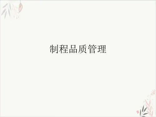 制程品质管理ppt-课件