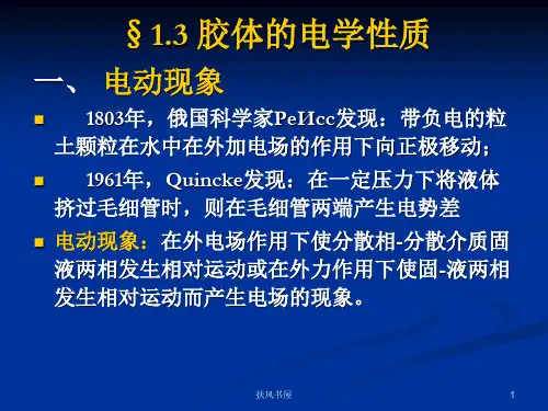 胶体的电学性质[业界优制]