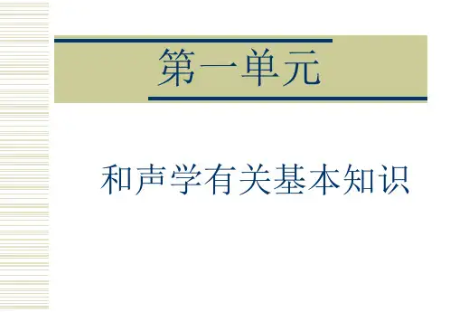 谱例4安徽师范大学音乐学院多声部音乐分析与写作