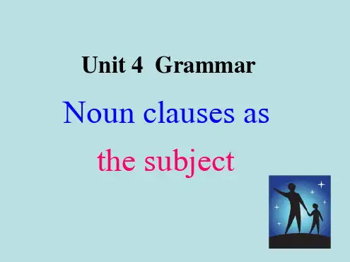 人教高中英语必修3Unit4Grammar共36张