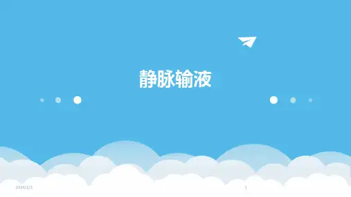 2024年度静脉输液