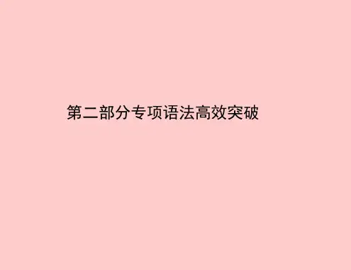 德州专版中考英语总复习第二部分专项语法高效突破专项2冠词课件