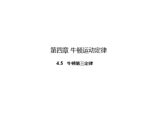 新人教版专题4.5 牛顿第三定律(课件)高一物理同步精品课堂(提升版)(必修1)