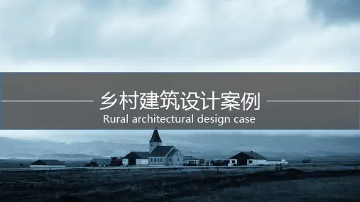 乡村建筑设计案例